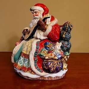 Fitz & Floyd santa cookie jar